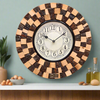 12" Antique Wooden Wall Clock for Home