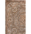 Heritage Haven Wall Mounted Lotus Carved Headboard with Frame - D'DASS Store