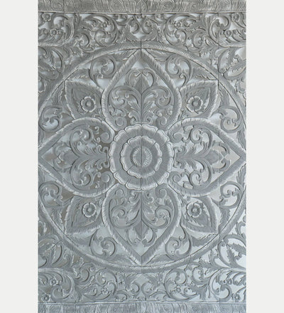 Rustic Mist Grey Headboard with Frame - D'DASS Store