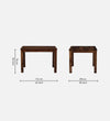 SleekTeak Wooden 4 Seater Dining Set