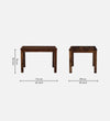 SleekTeak Wooden 4 Seater Dining Set - D'DASS Store