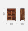 ShoeForm Luxe Sheesham Wood Shoe Cabinet In Scratch Resistant Provincial Teak Finish - D'DASS Store