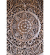 Maharaja King Lotus Bed Headboard with Frame - D'DASS Store