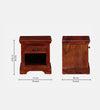 Sienna Nest Wood Bedside Table  