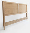 Amber Rattan Weaved King Size Headboard with Frame - D'DASS Store