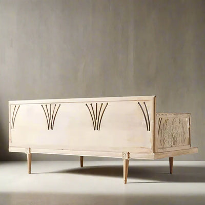 Dunes Solid wood Handcarved Sofa Chair for Living Room - D'DASS Store