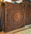 Rajwada Large Hand Carved Wall Art Panel with Frame - D'DASS Store
