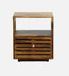 Woodscape Bedside Table In Scratch - D'DASS Store