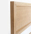Amber Rattan Weaved King Size Headboard with Frame - D'DASS Store