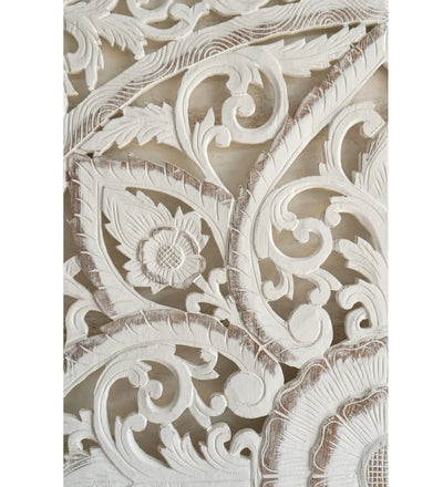 Royal Teak Wood King Panel Headboard with Frame - D'DASS Store