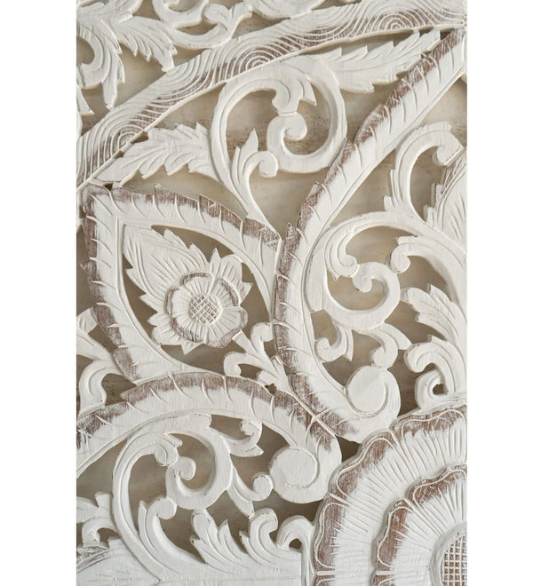 Royal Teak Wood King Panel Headboard with Frame - D'DASS Store