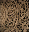 Mewar Majesty Large Grand Carved Wooden Wall Art or Ceiling Panel with Frame - D'DASS Store
