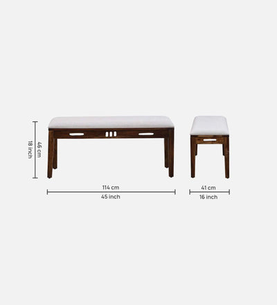 Woodscape 6 Seater Dining Set With Bench 