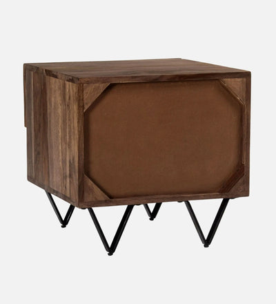 Sapphire Bedside Table in Natural Finish with Drawer - D'DASS Store