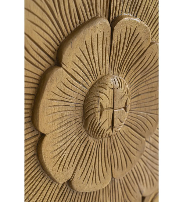 Bali Dreamscape King Size Handcrafted Carved Headboard with Frame - D'DASS Store