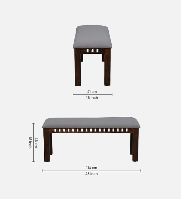 Heritage Wood 6 Seater Dining Set In Scratch Resistant - D'DASS Store