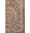 Heritage Haven Wall Mounted Lotus Carved Headboard with Frame - D'DASS Store