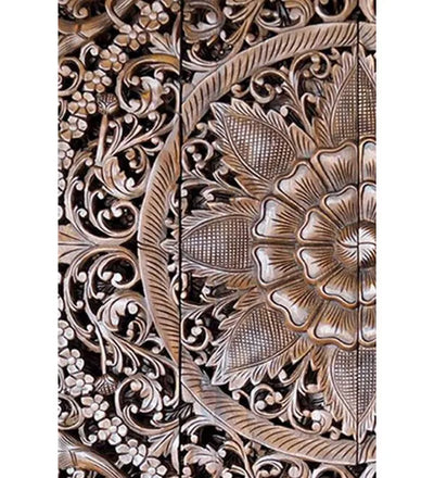 Mysore HandCrafted Bed Headboard with Frame - D'DASS Store