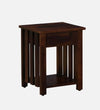 Ivory Wood Bedside Table In Provincial Teak Finish - D'DASS Store