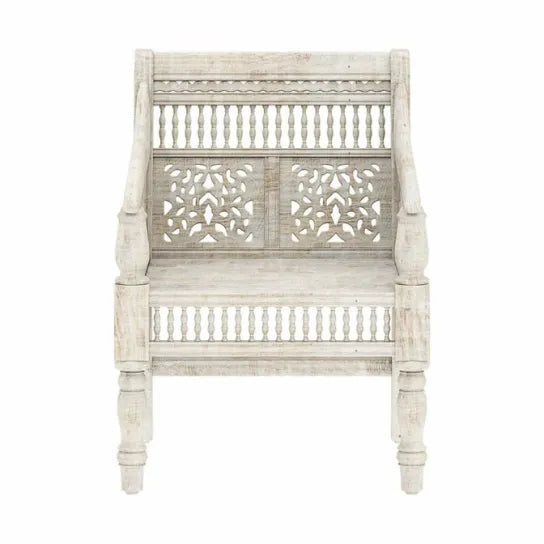 Victoria Solid wood Handcarved Sofa Chair for Living Room - D'DASS Store