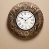 Awaken Buddha Brass Wall Clock for Home