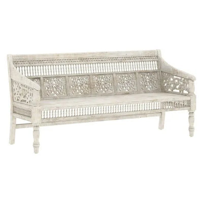 Whitehouse Solid wood Handcarved Sofa Chair for Living Room - D'DASS Store