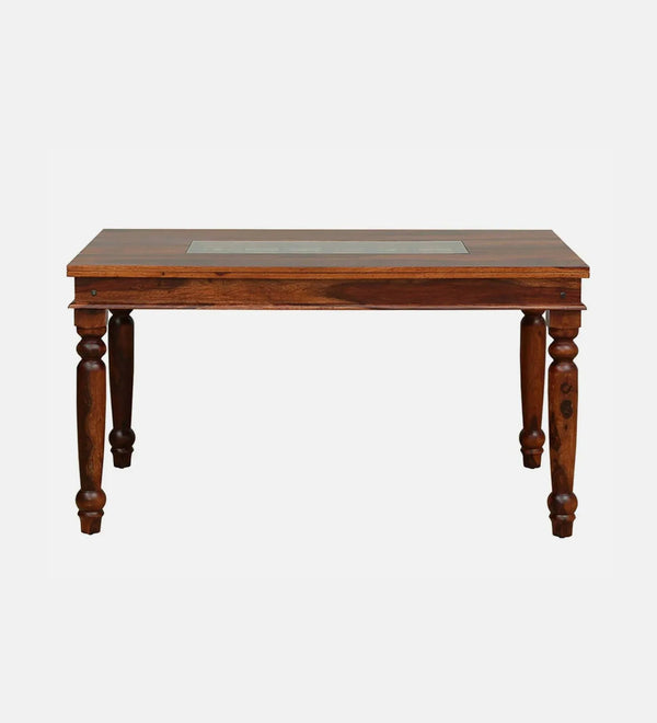 Raw Teak Essence Wood 6 Seater Dining Set In Honey - D'DASS Store