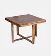 Kanso Minimal 4 Seater Print Table Set And With Teak