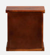 Teak Forge Wood Bedside Table In Honey Oak Finish With Drawers - D'DASS Store