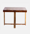 Kanso Minimal 4 Seater Print Table Set And With Teak