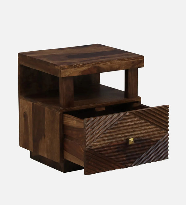 ModWood Collective Wood Bedside Table With Drawers - D'DASS Store
