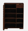 OakLine Bench Sheesham Wood Shoe Cabinet in Scratch Resistant Provincial Teak Finish - D'DASS Store