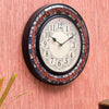 French Antique Wooden Wall Clock for Home