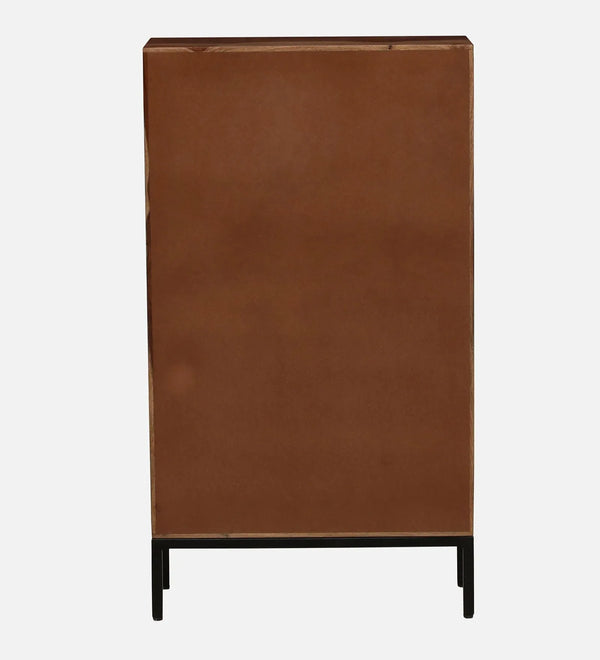 Regal Rest Rack Sheesham Wood Shoe Cabinet in Rustic Teak Finish - D'DASS Store