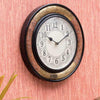 12" Vintage Designed Copper Wall Clock for Home