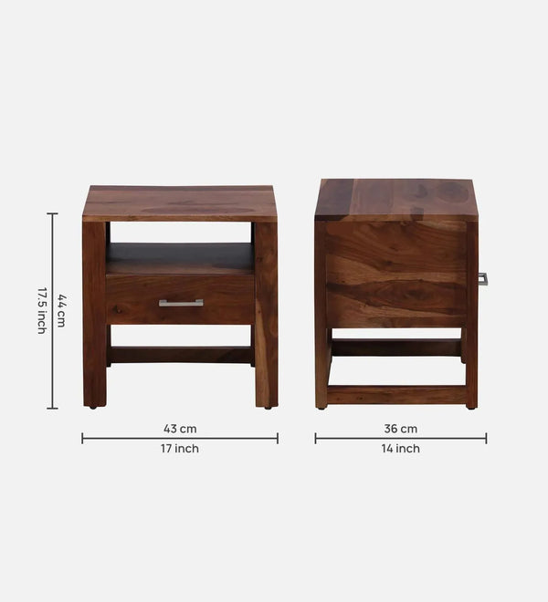 Shadow Nest Wood Bedside