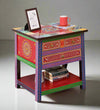 Amer Wooden Handpainted Console & Side Table