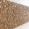 Low Profile HandCarved Wood Headboard King with Frame - D DASS Store