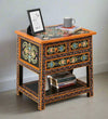 Churu Wooden Handpainted Console & Side Table