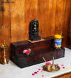 Copper Wooden Steps Altar for Wooden Home Temple | GOLU Stand Kolu Padi (Set of 2)