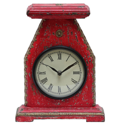 DDASS British Wooden Rustic Desk clock 2