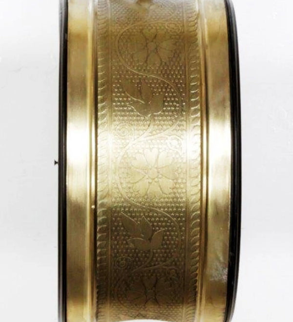 10" Brass Finish Iron Station Platform Wall Clock for Wall | Double Sided Clock - D'DASS Store