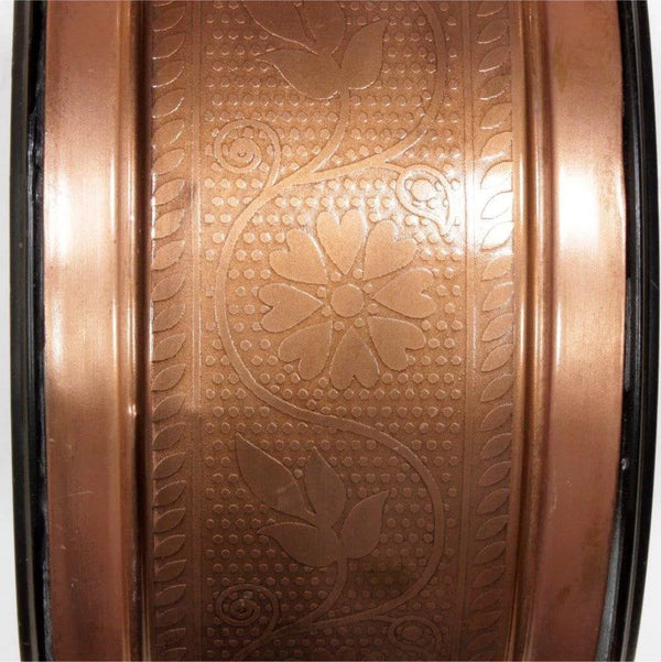 6" Copper Finish Iron Station Platform Wall Clock for Wall | Double Sided Clock - D'DASS Store