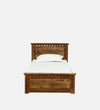 Soloman Solid Wood Single and Double Bed with Storage - D'DASS Store