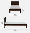 Morgan Wooden Single and Double Bed - D'DASS Store
