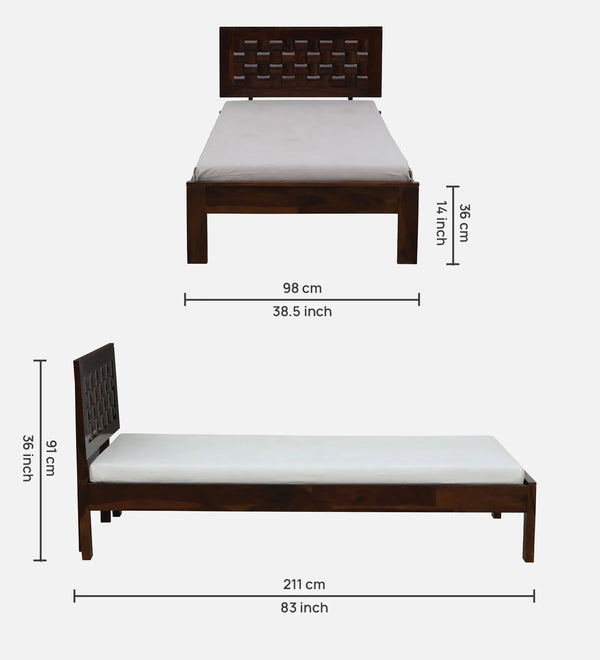Morgan Wooden Single and Double Bed - D'DASS Store