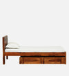 Yamen Solid Wood Single and Double Bed with Storage - D'DASS Store