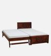 Arito Solid Wood Single & Double Trundle Bed