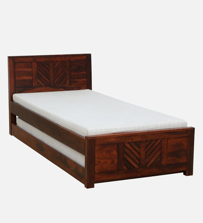 Arito Solid Wood Single & Double Trundle Bed - D'DASS Store