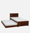 Arito Solid Wood Single & Double Trundle Bed